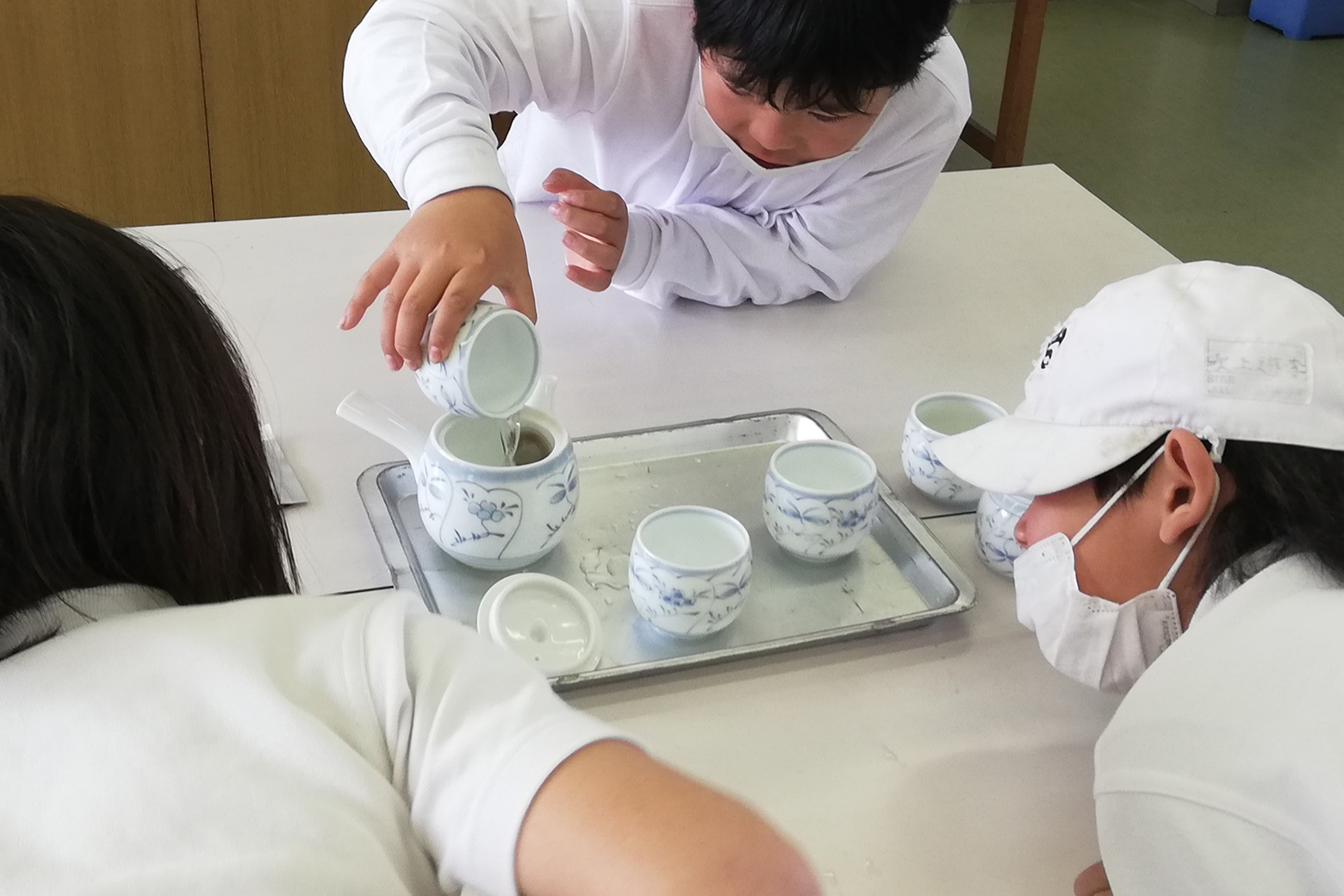 急須でお茶を淹れる体験